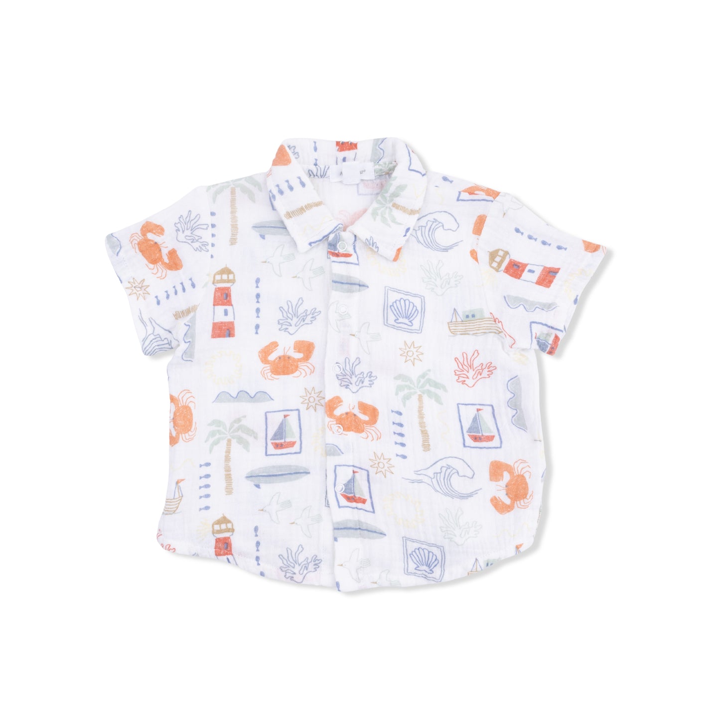 Club Mediterranean Button Up Shirt & Shorts