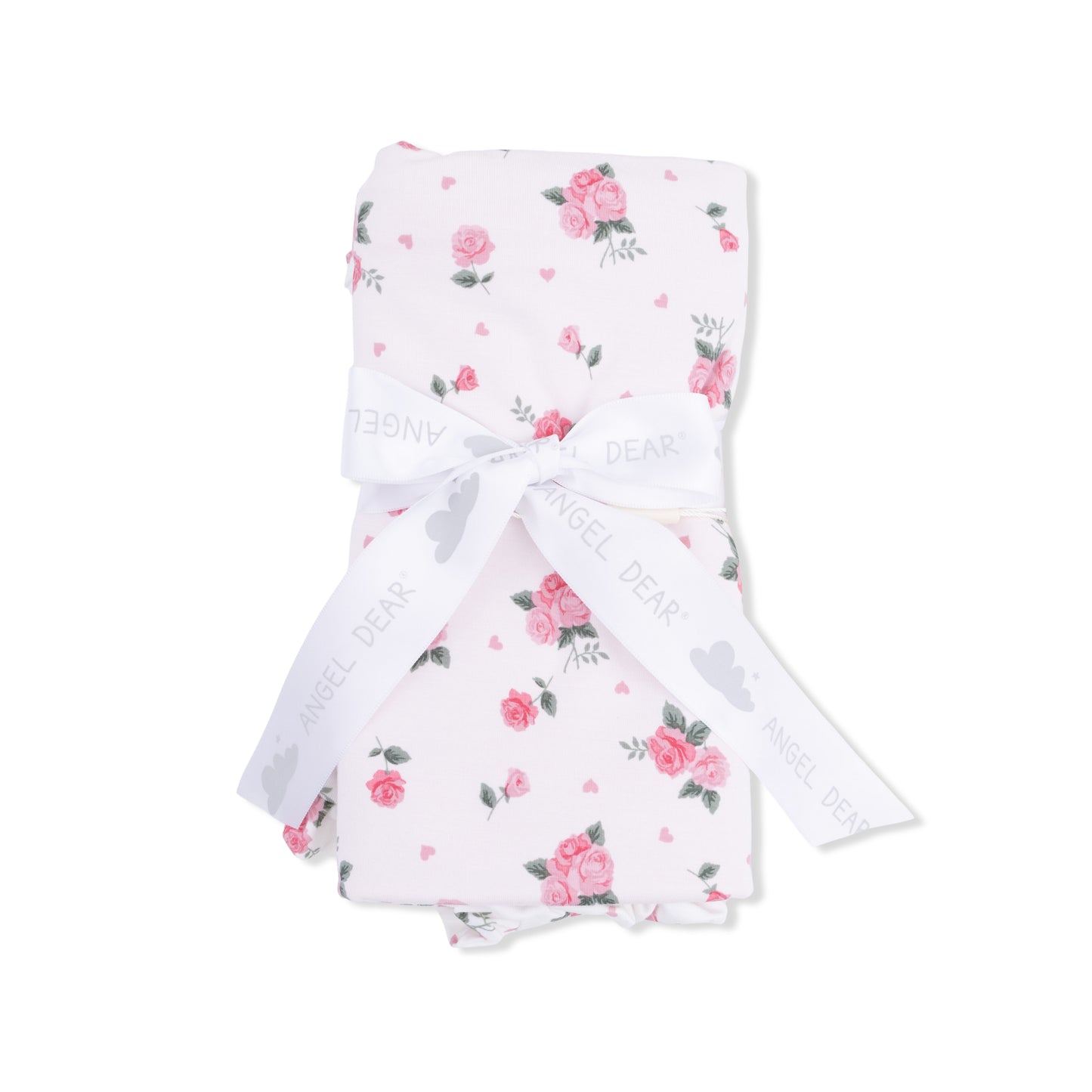 Pink Rosettes Ruffle Blanket