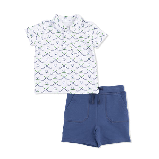 Simple Golf Polo & Shorts