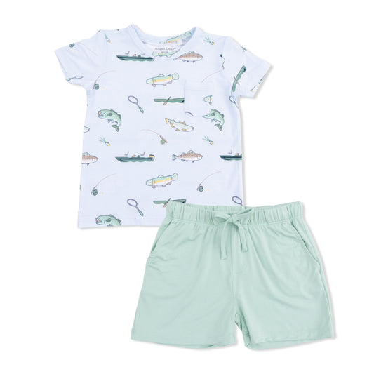Fishing-Crew Neck w/ Short