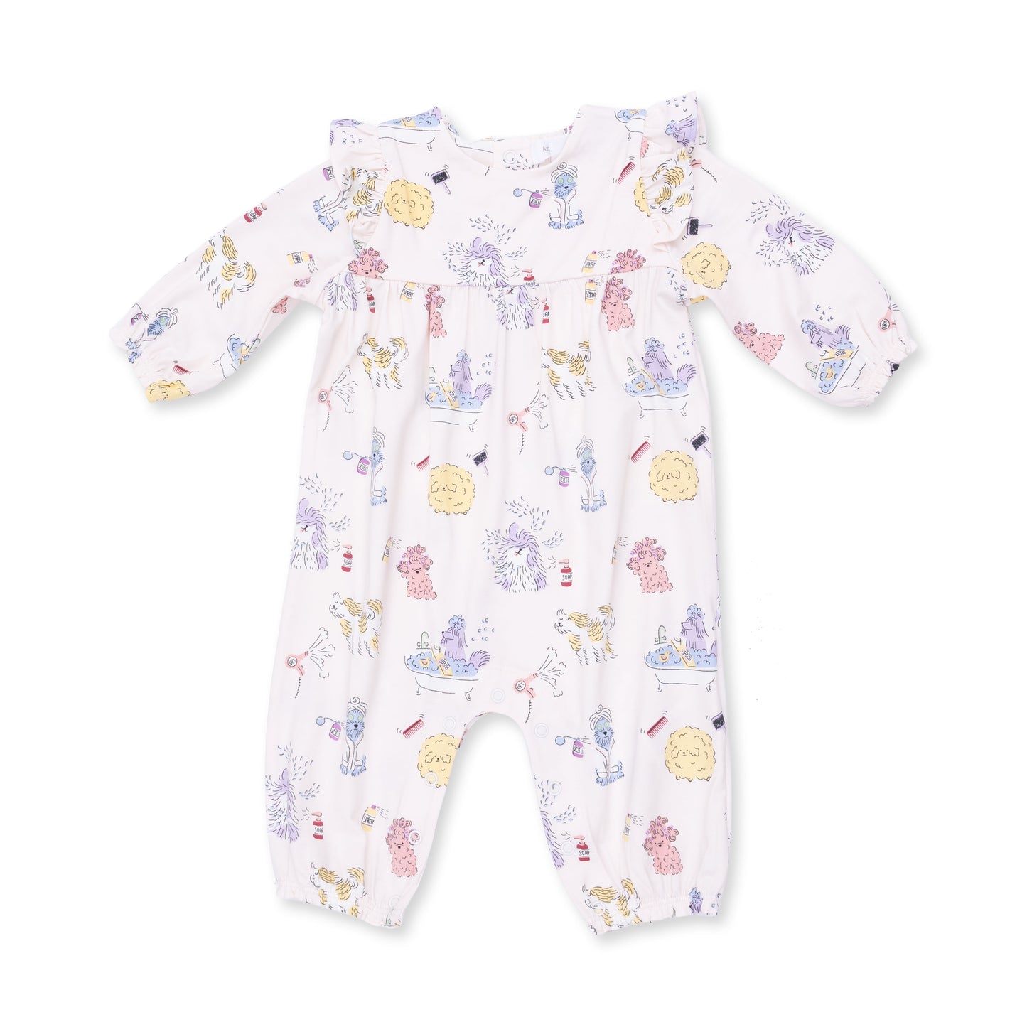 Spa Dogs Ruffle Sleeve Romper