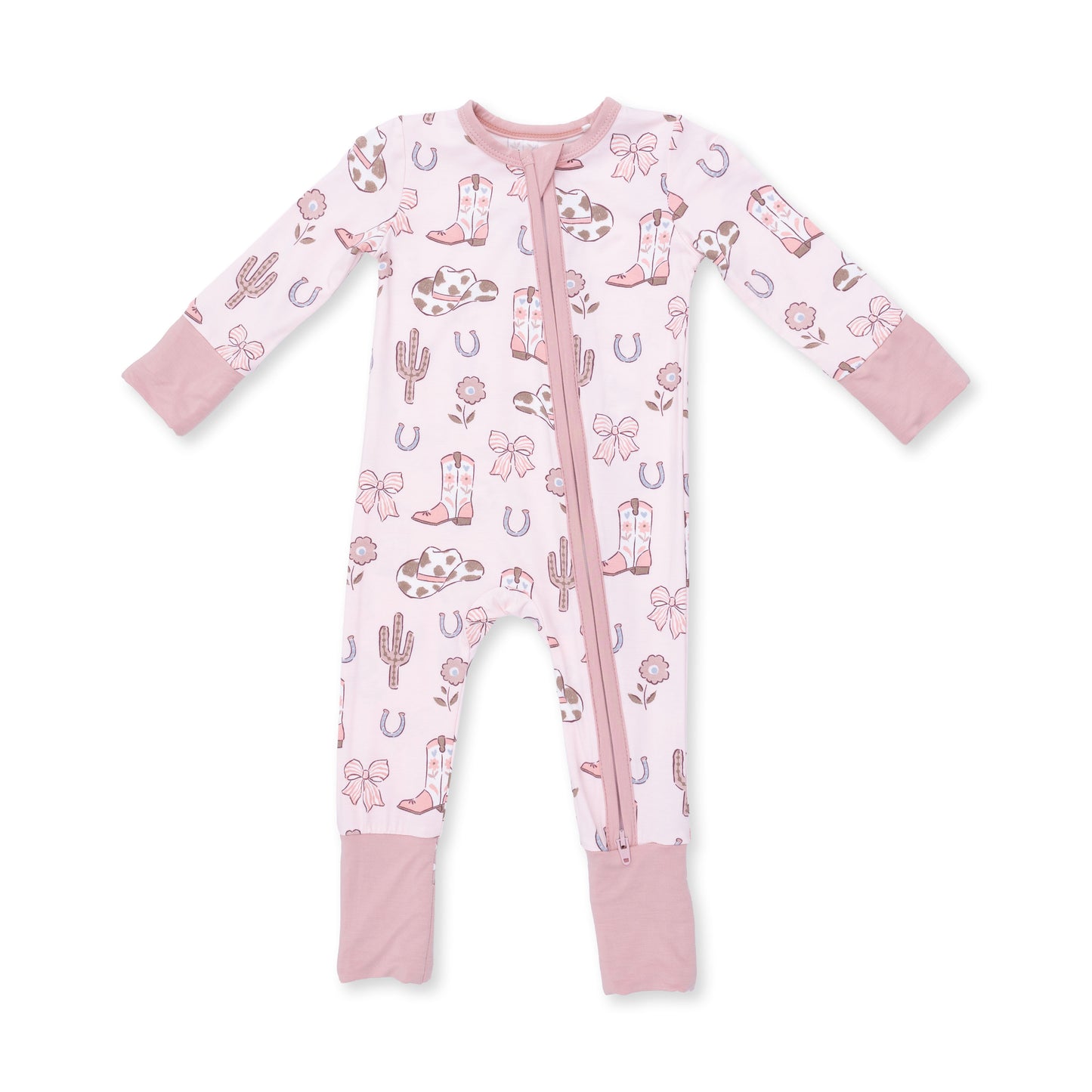 Cowgirl Boots & Bows Romper