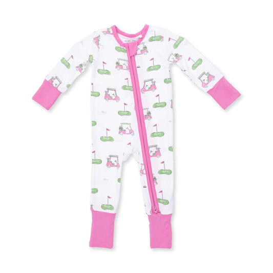 Golf Carts Pink Convertible Romper