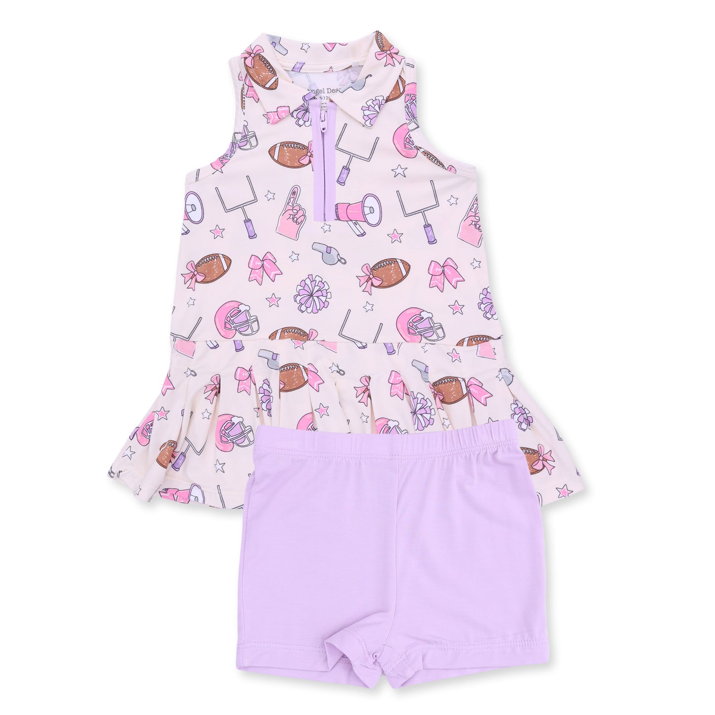 Football Cheer - Polo Tennis Dress W Cartwheel Shorts