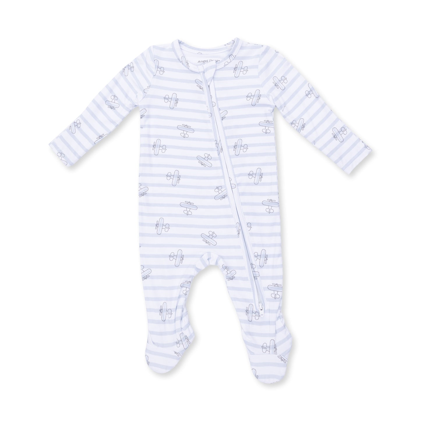 Airplane Stripe Footie