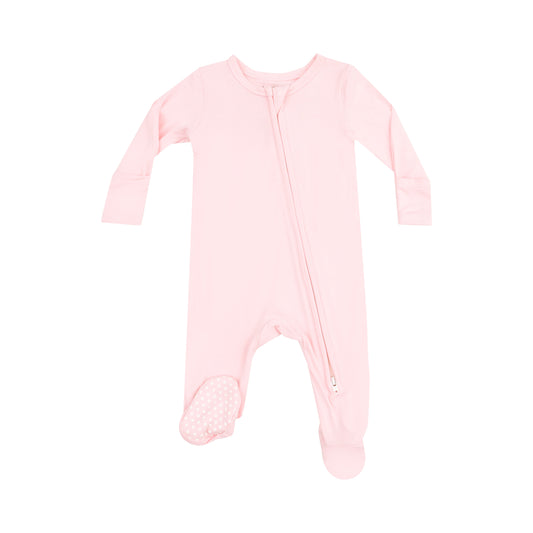 Tickled Pink 2-Way Zipper Footie