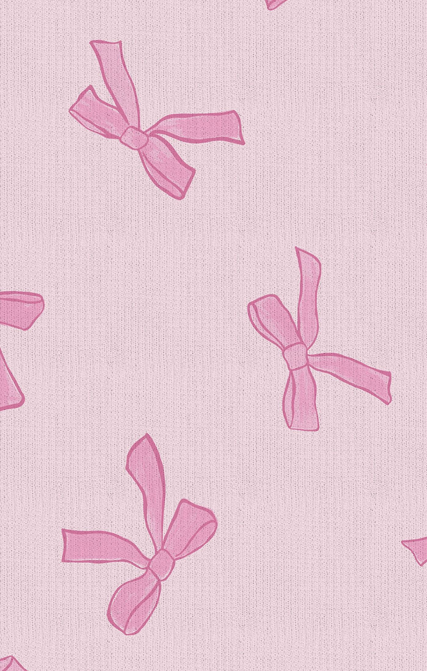 Pretty Bows Zipper Footie