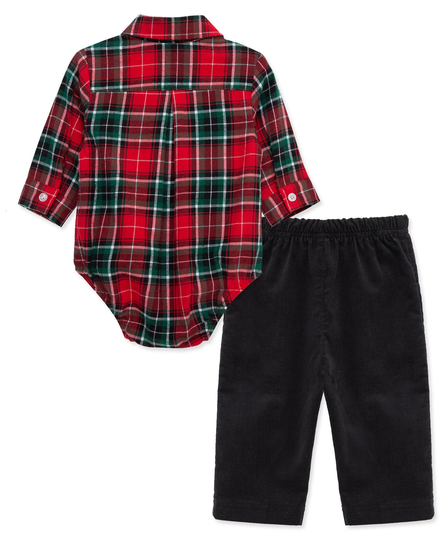 Pups Plaid Pants Set