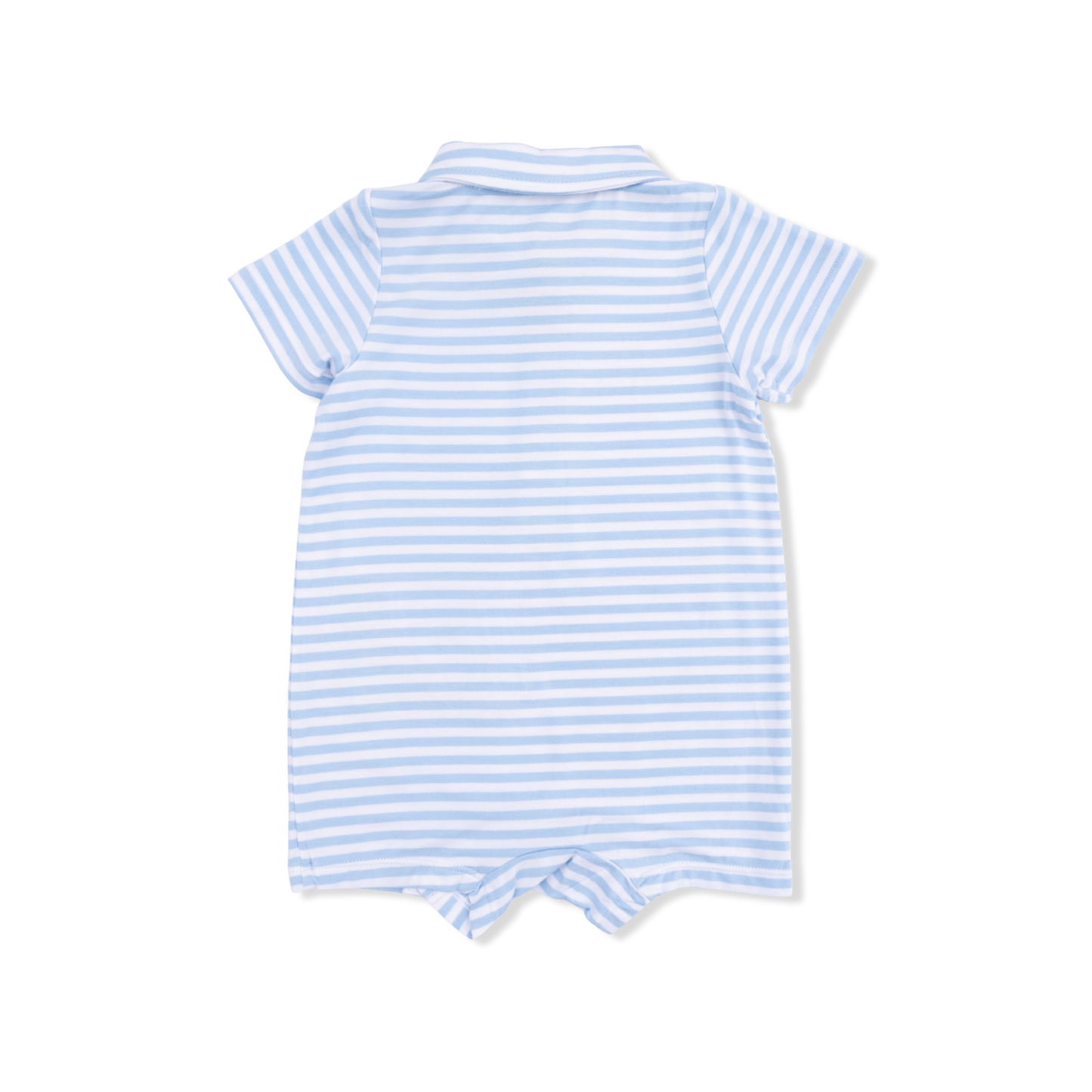 Striped Golf Polo Shortie