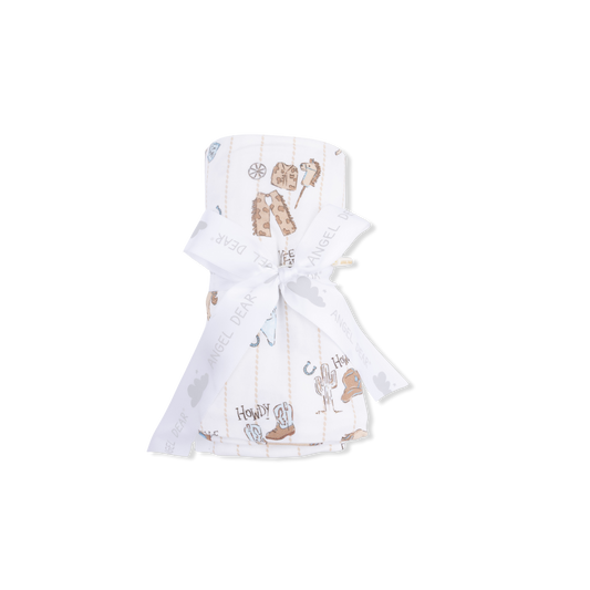 Swaddle Blanket-Cowboy Nursery