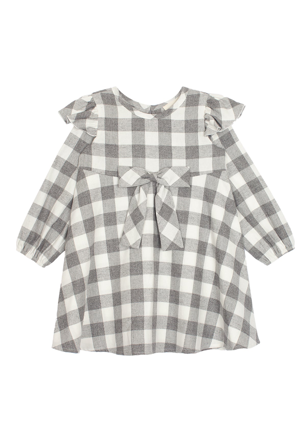 Harper Ash Bow Flannel Dress