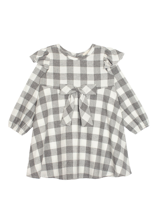 Harper Ash Bow Flannel Dress