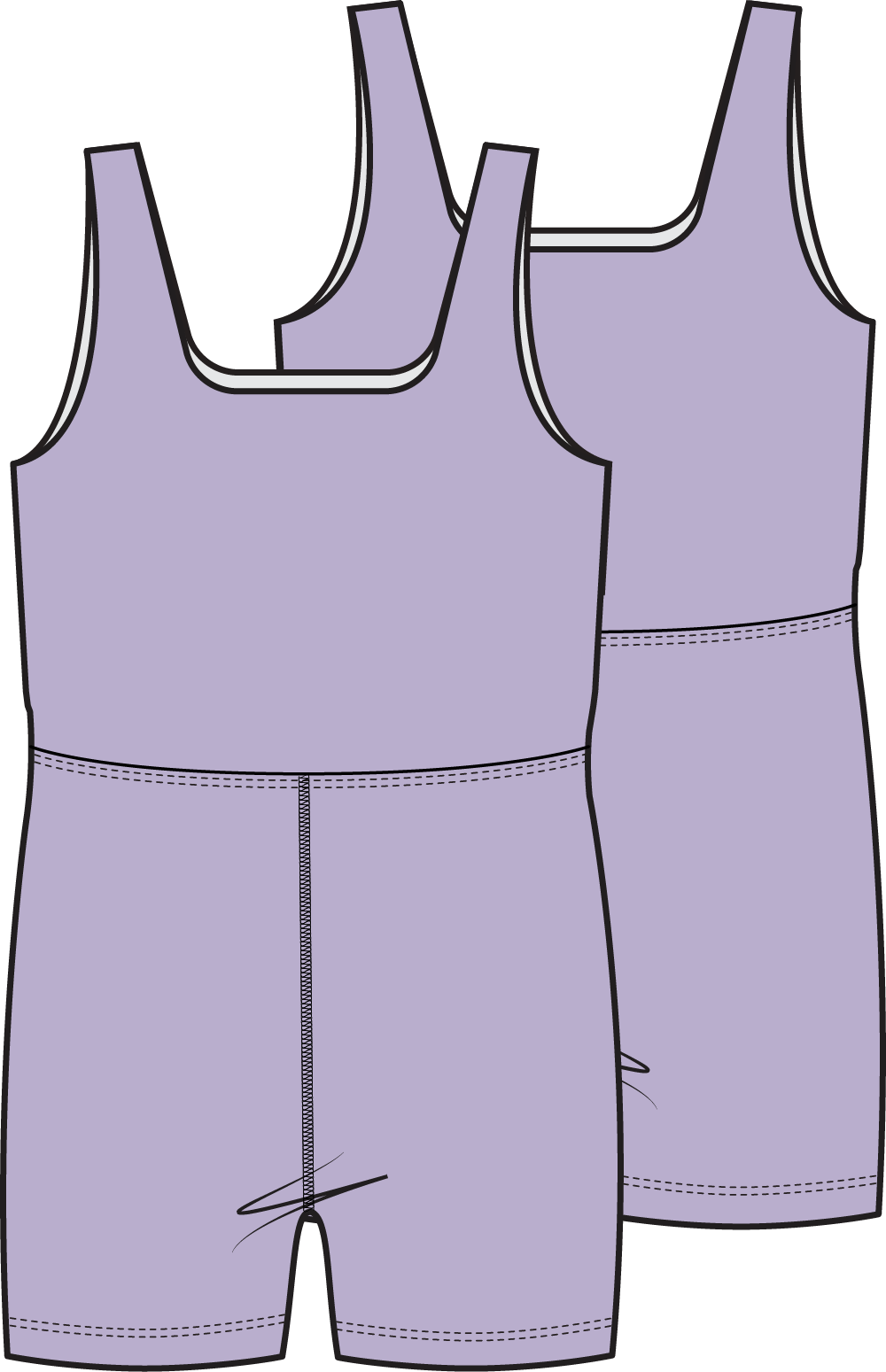 Lilac Tumble Suit
