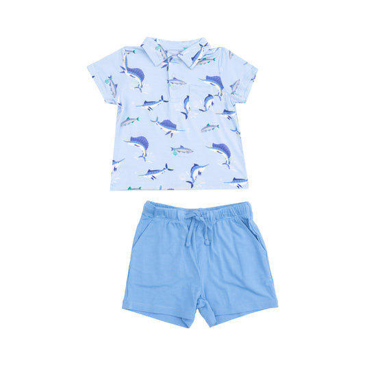 Deep Sea Fishing Polo & Short