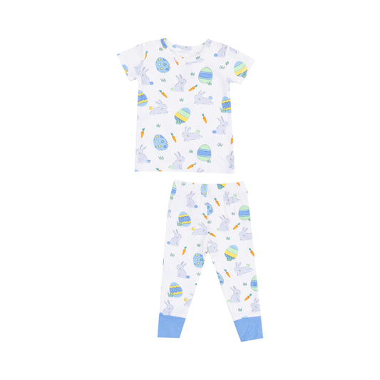 Easter Bunnies Blue S/S PJs