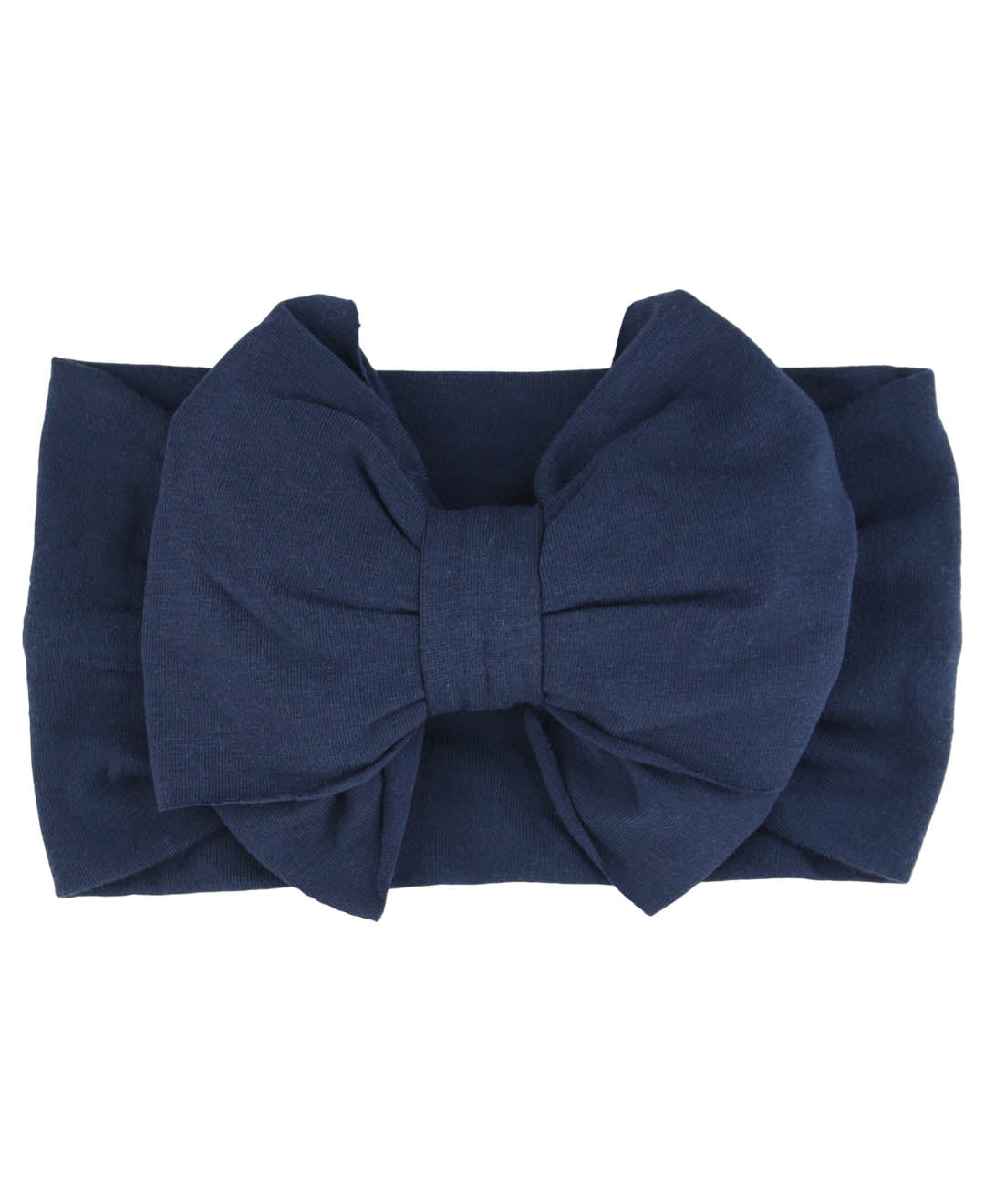 Big Bow Headband-Navy