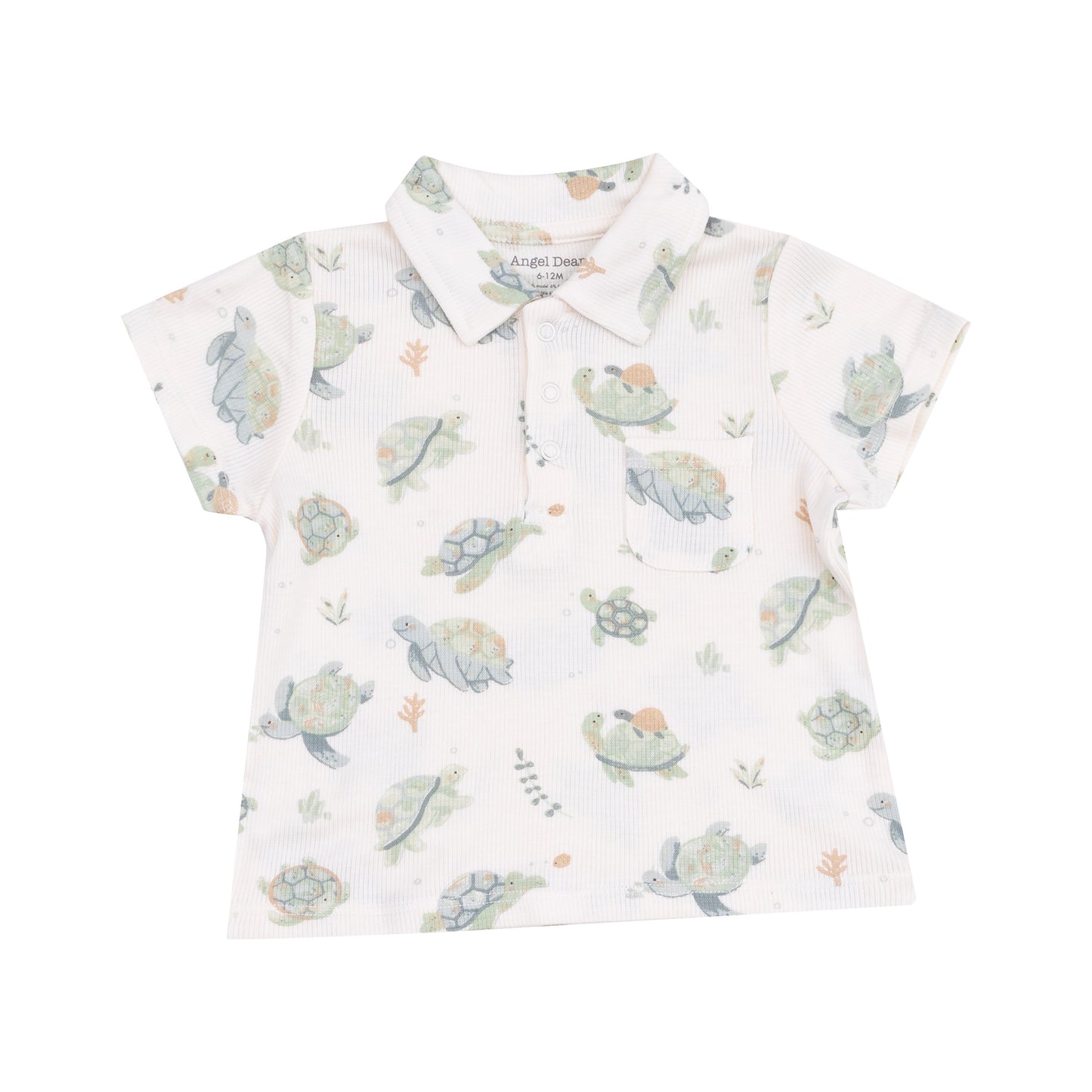 Sea Turtles Polo Shirt & Muslin Shorts