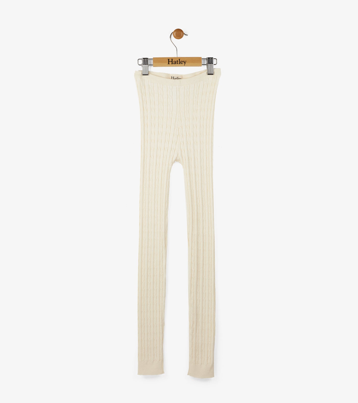 Cream Cable Knit Tights