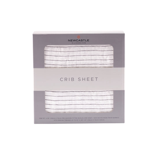 Pencil Stripe Crib Sheet