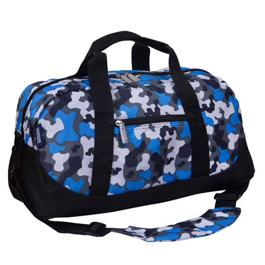 Blue Camo Overnight Duffel