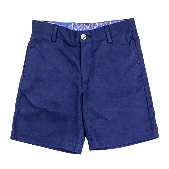 Navy Twill Shorts