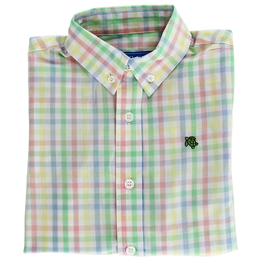 Button Down Shirt-Carousel Plaid