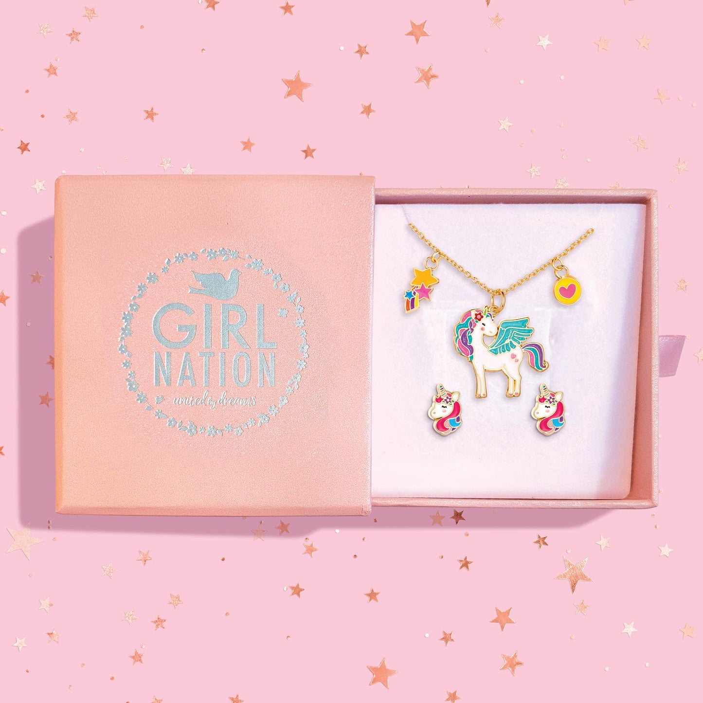 Necklace & Earring Set- Unicorn Dreams