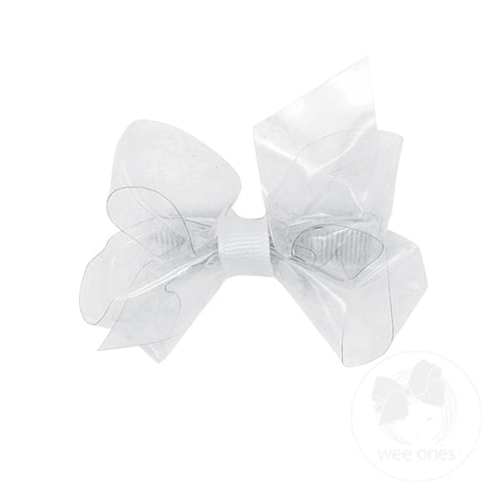 Mini Splish Splash Vinyl Bow-Clear