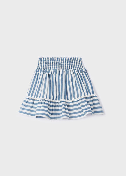Porcelain Stripe Skirt
