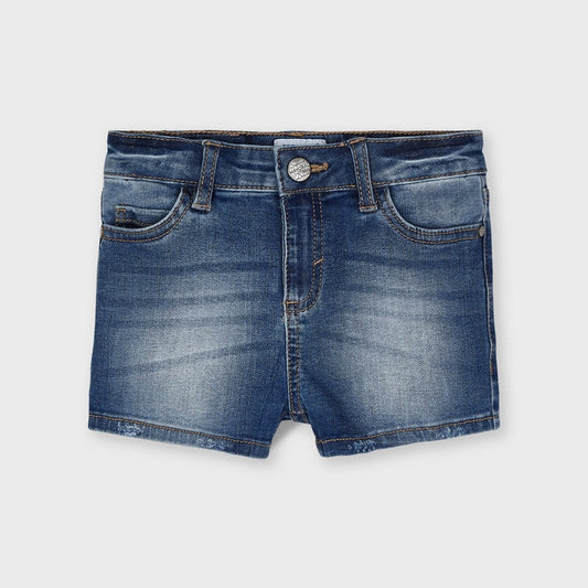 Denim Shorts-Medium Wash