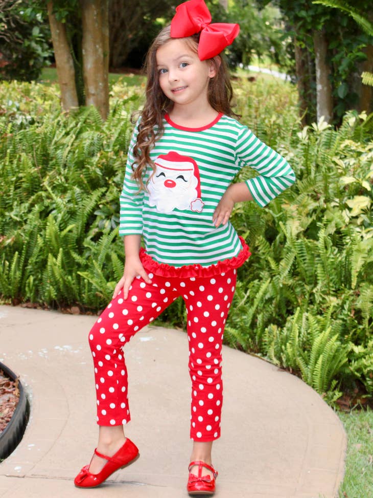 Christmas Santa Tunic Set