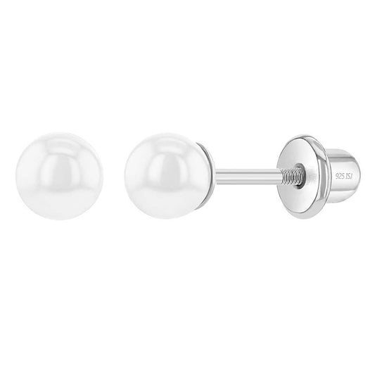 Pearl Sterling Silver Earrings