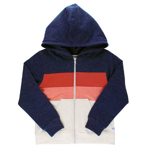 Desert Horizon Color Block Hoodie