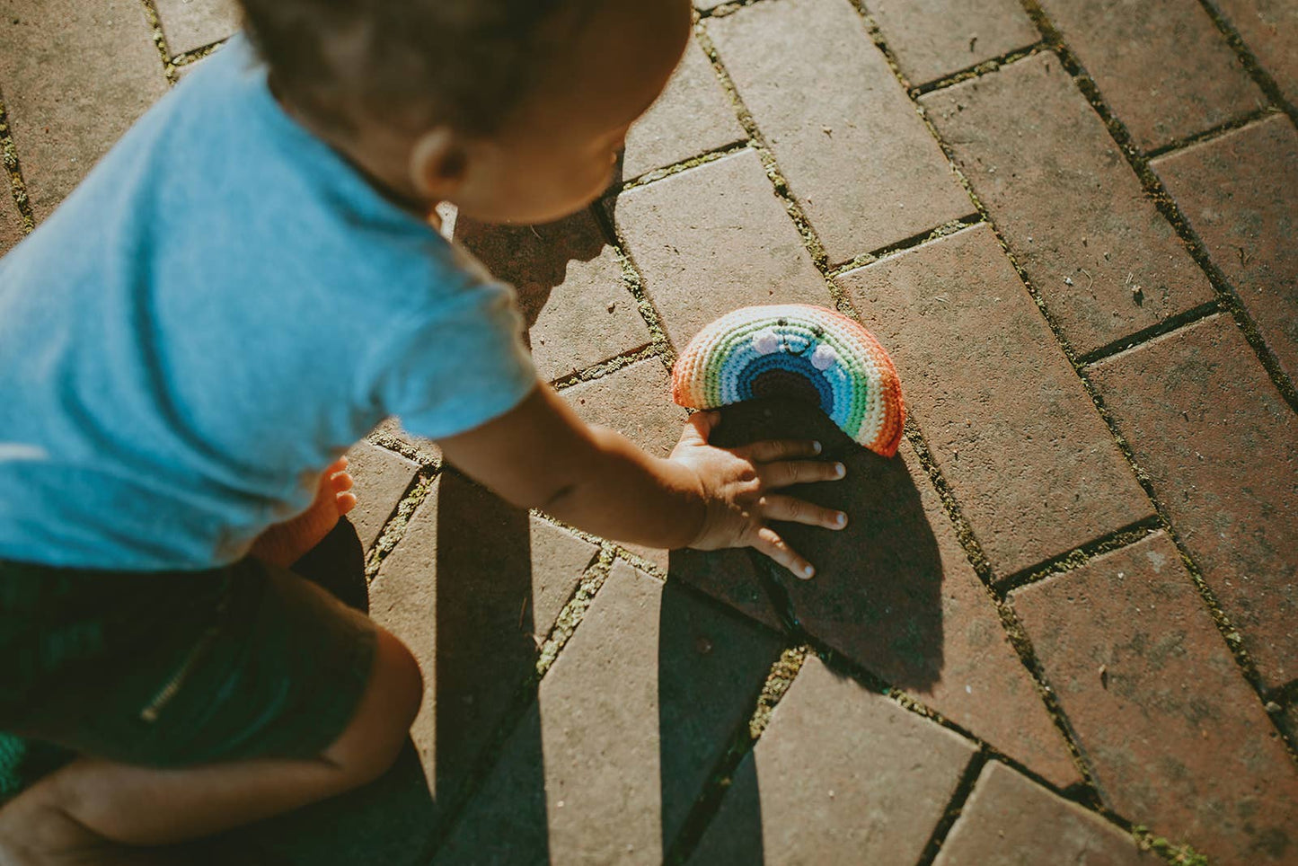 Friendly Rainbow Rattle