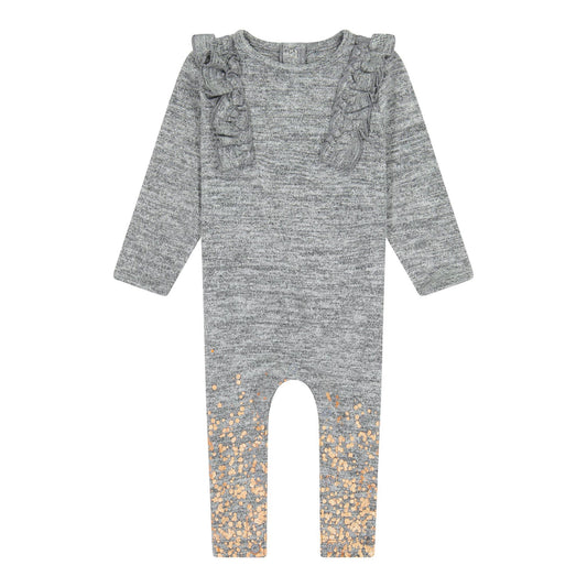 Grey Glitter Coverall