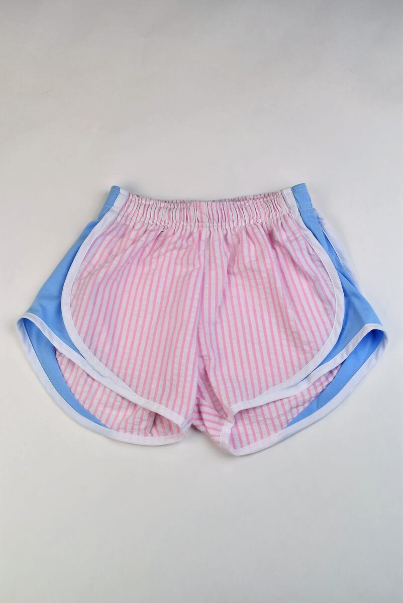 Pink Stripe Shorts