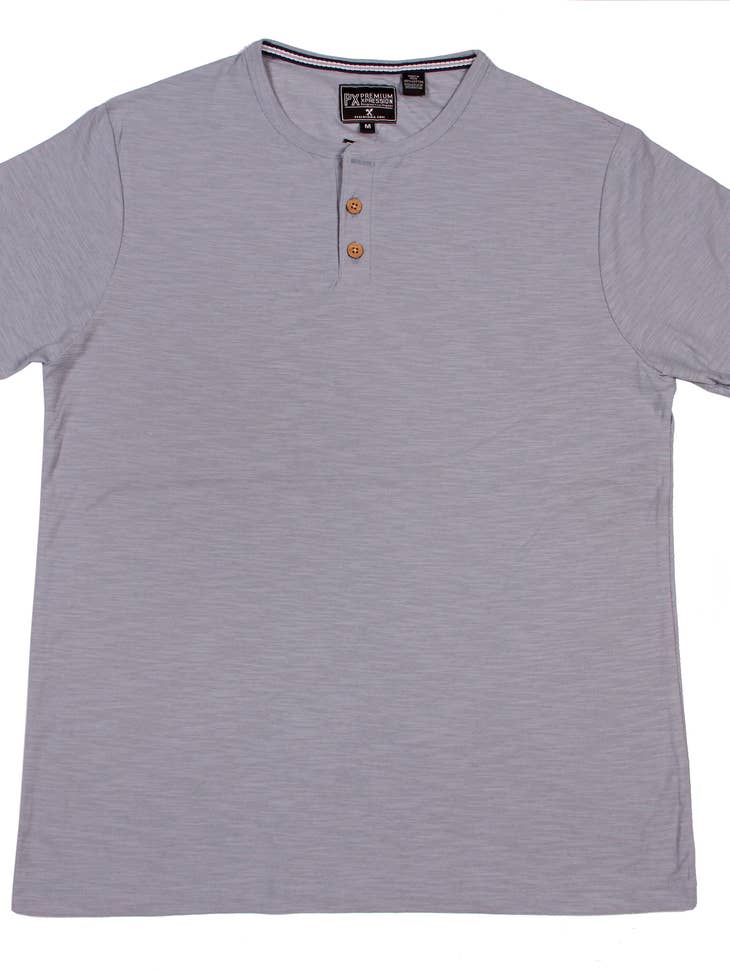 Jasper Short Sleeve Slub Henley