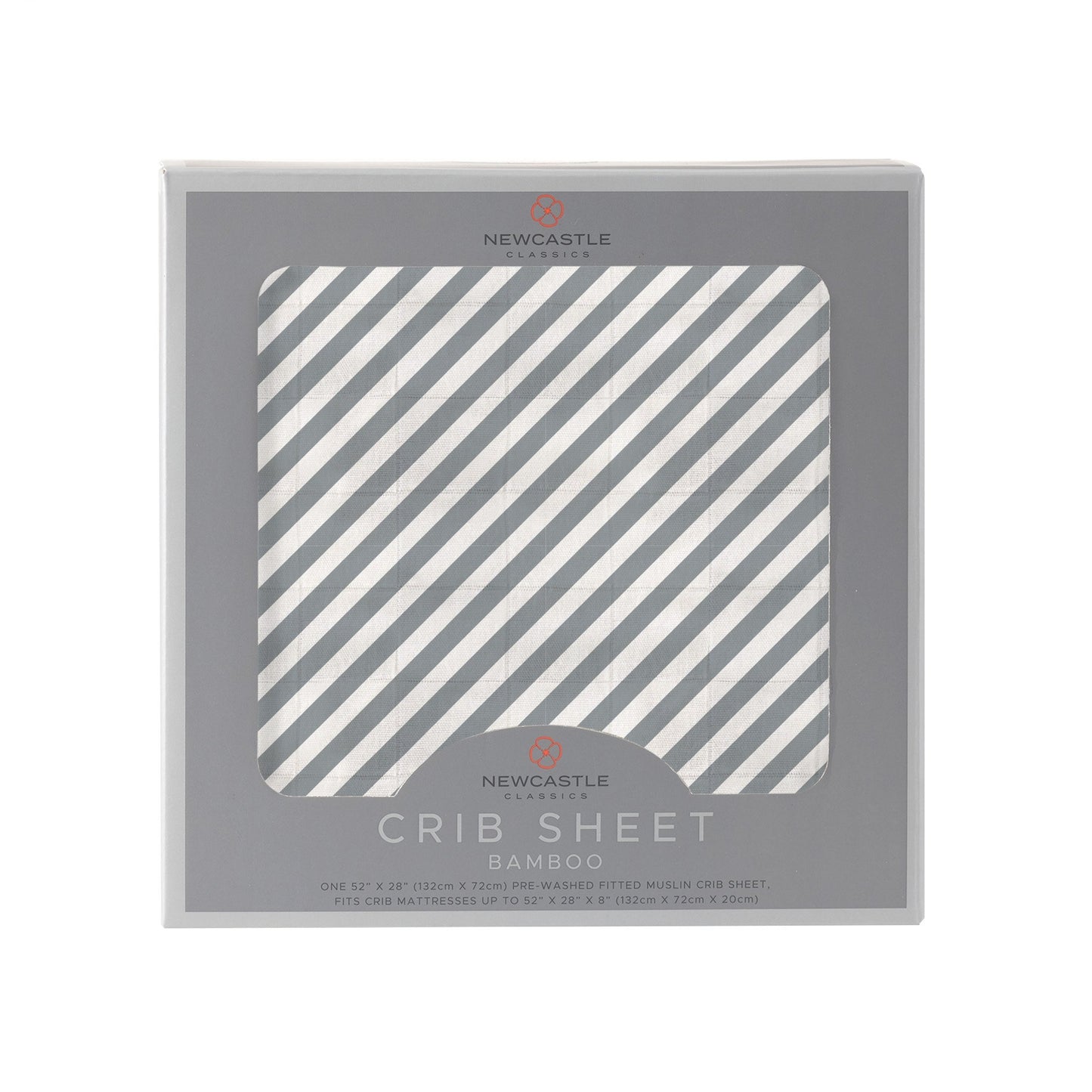 Finley Stripe Bamboo Crib Sheet