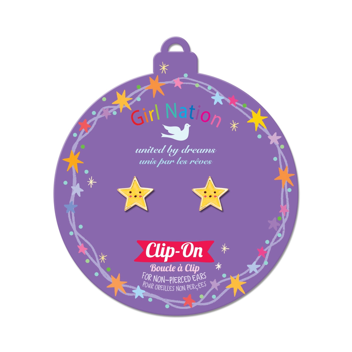 CLIP ON Cutie Earrings- Shining Stars