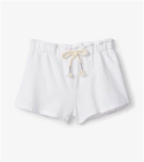 White French Terry Shorts