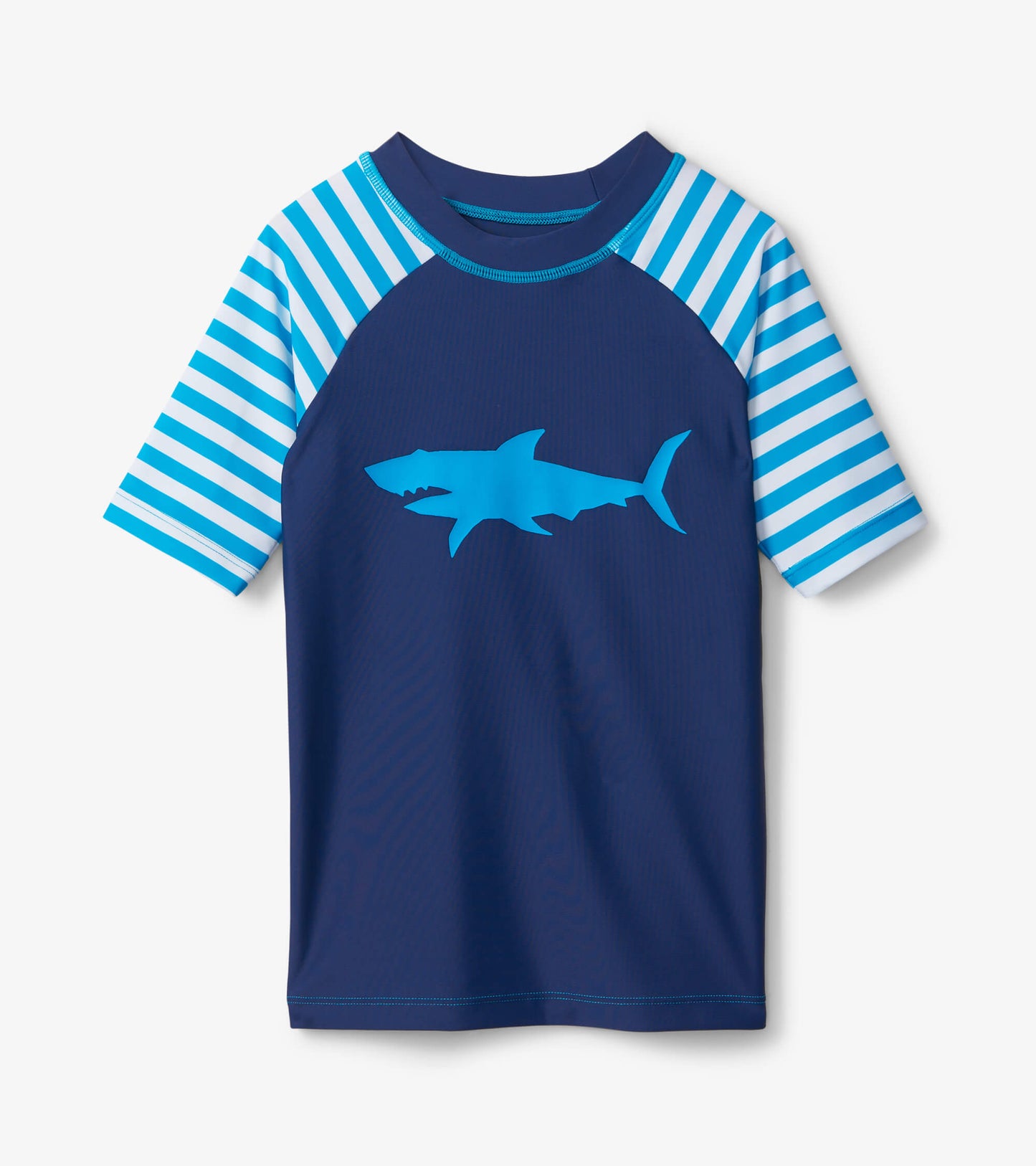 Shark Stripes S/S Rashguard