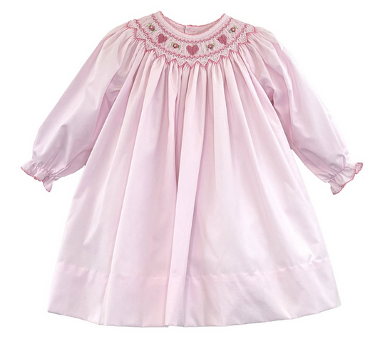 Smocked Heart Dress