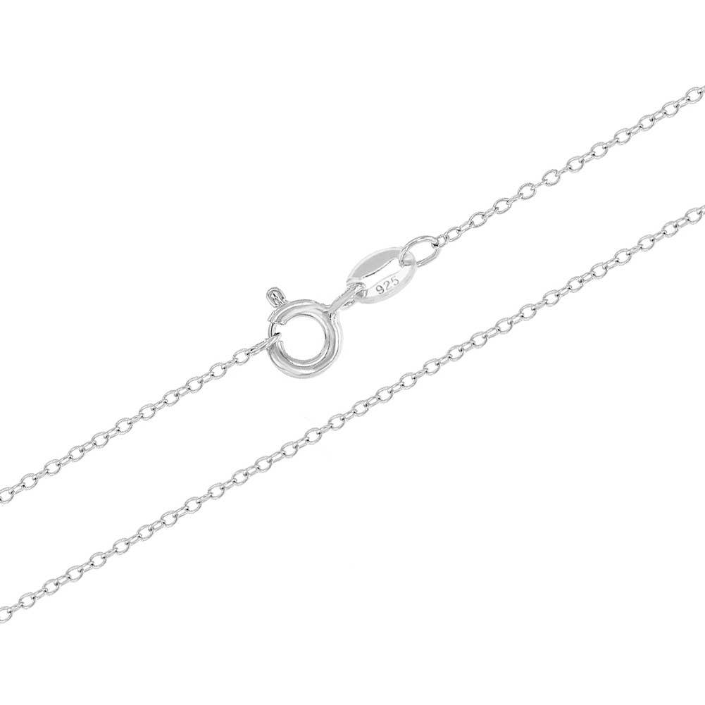 Girls CZ Cross Necklace