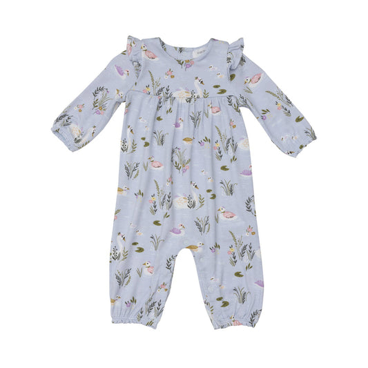 Riverbank Swans Romper