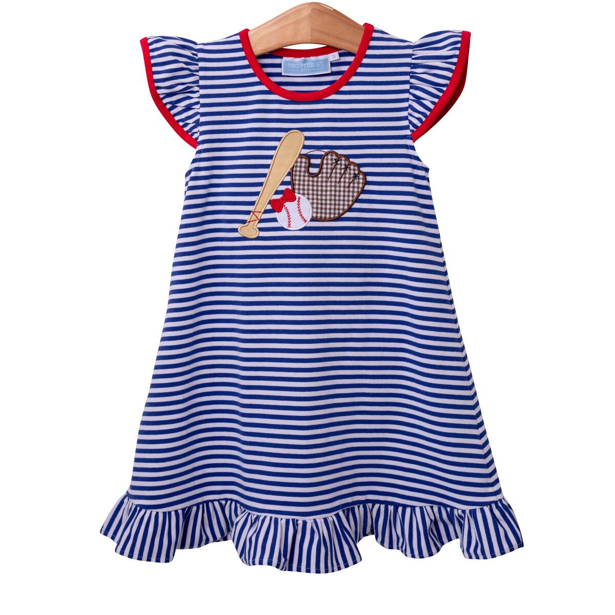 Baseball Applique Dress