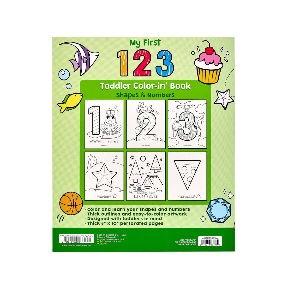 123 Toddler Coloring Book