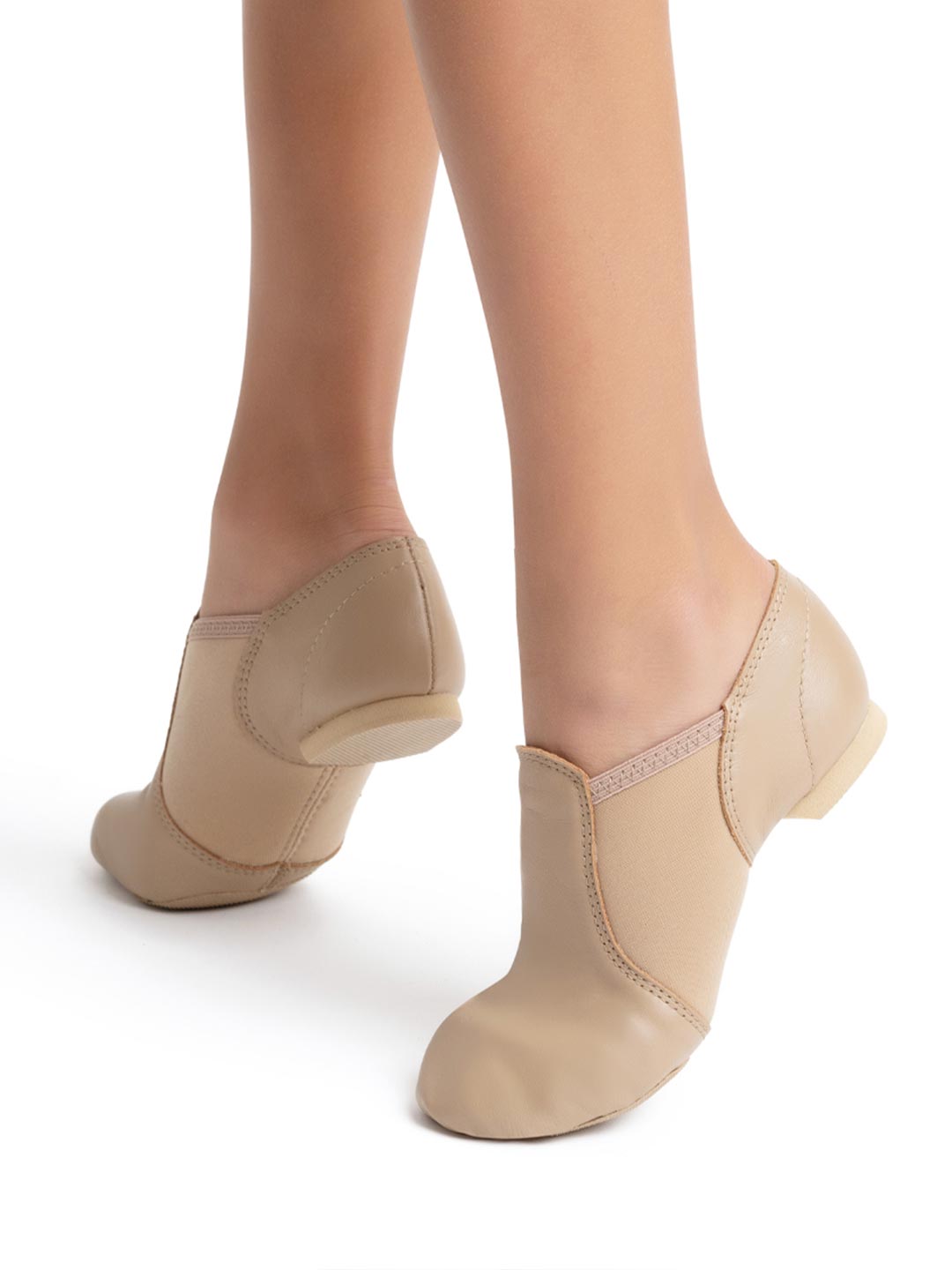 Child Jazz Shoe-TAN & BLK