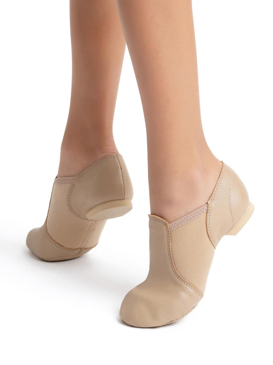 Child Jazz Shoe-BLK & TAN