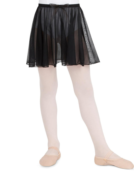 Children's Pull-On Circular Skirt-BLK