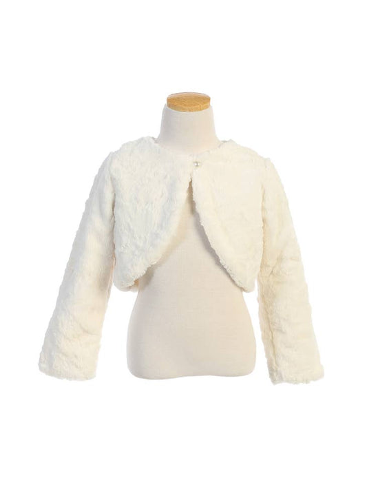 Soft Marble Fur Jacket-Infant